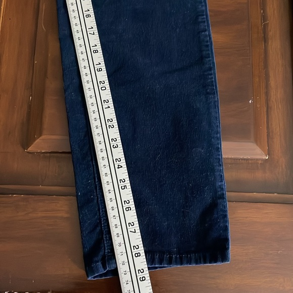 Women’s size 12/32 buffalo supreme midrise skinny stretch darkblue corduroy pant - Picture 2 of 12